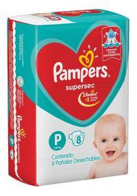 PAMPERS SUPERSEC P 8 UNIDADES