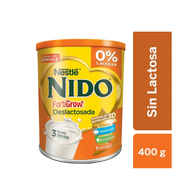 Nido Deslactosada 0% Lactosa 400gr