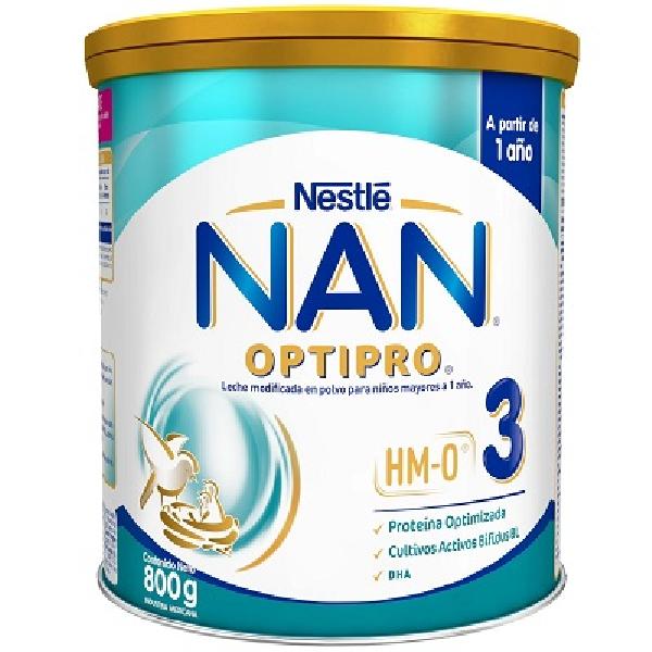 NAN Optipro 3 Lata x 800gr