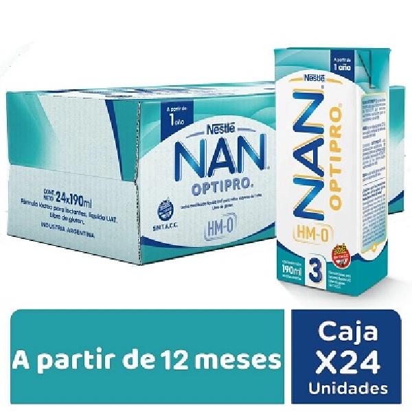 NAN Optipro 3 - Lista para Tomar 24U x 190ml.